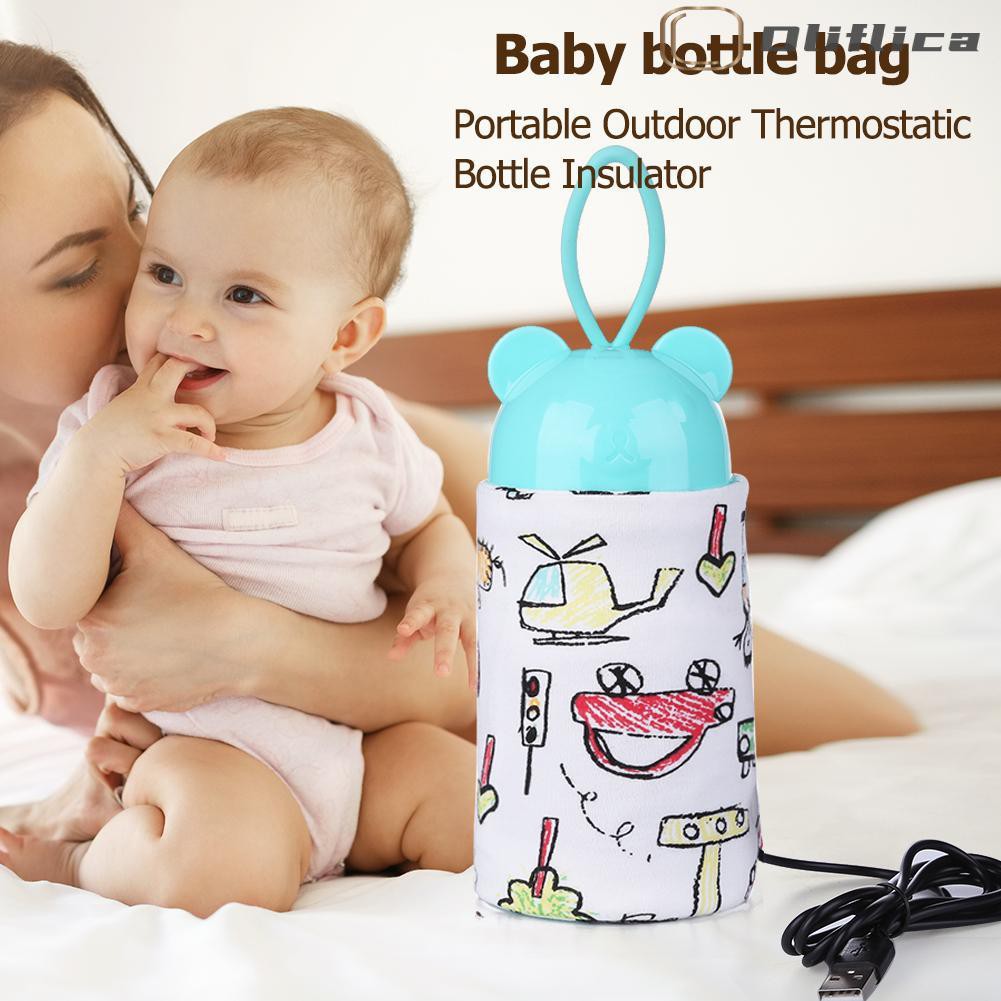 Nouveau Style Nouvelle Vie Chauffe Biberon Usb Chauffe Lait De Voyage Portable Couvercle De Biberon Pour Bebe Shopee France