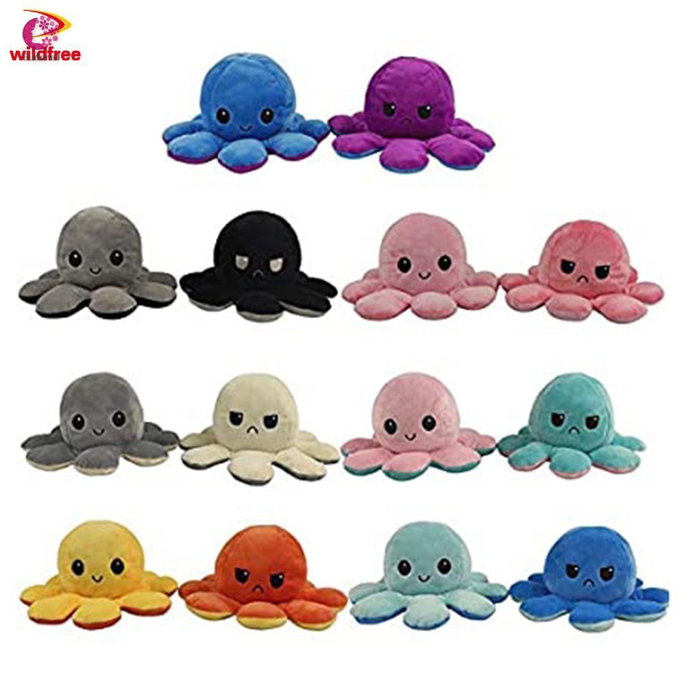 Populaire Réversible Bipolaire Pieuvre TeeTurtle Peluche TIKTOK 