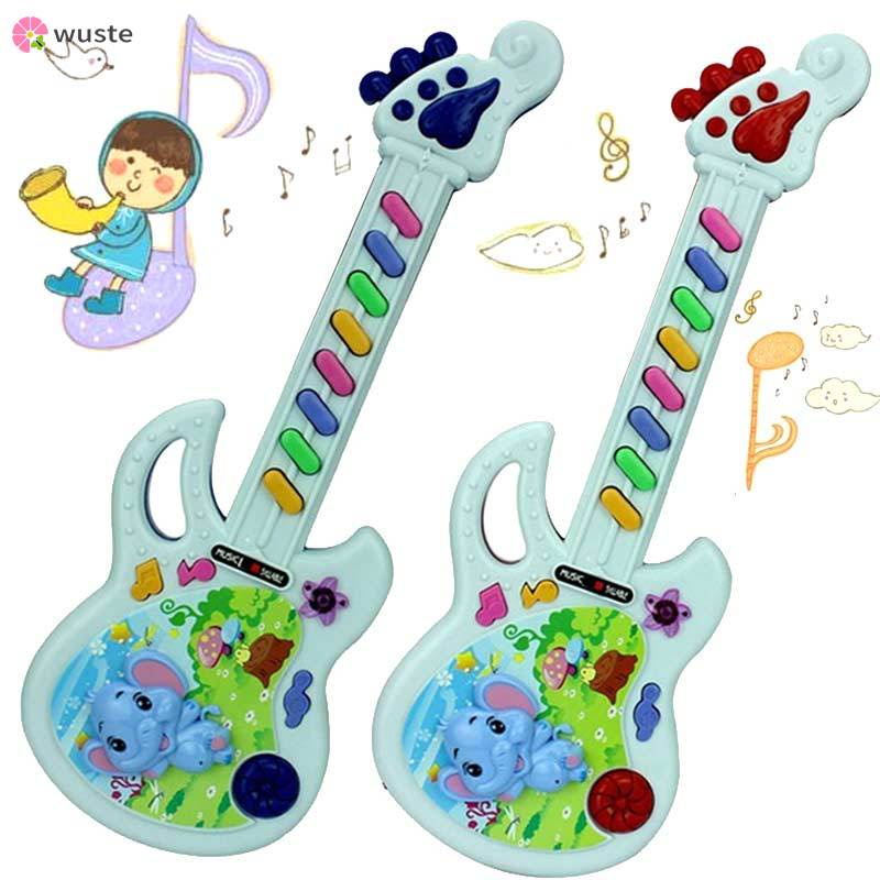 Jouet Educatif Musical Pour Bebe Enfants Enfants Clavier De Guitare Portable Jouet Mignon De Developpement Shopee France