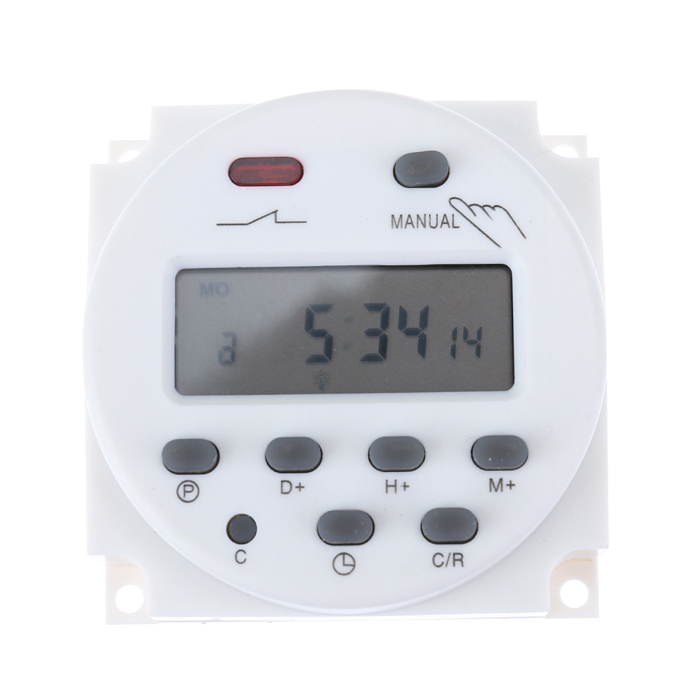 7 jours hebdomadaire Programmable LCD minuterie numérique Interrupteur Contrôleur Décor Horloge 