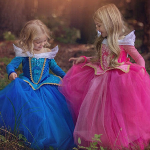 Princesse Cosplay Enfants Filles Déguisement Fête Costume Ensembles 