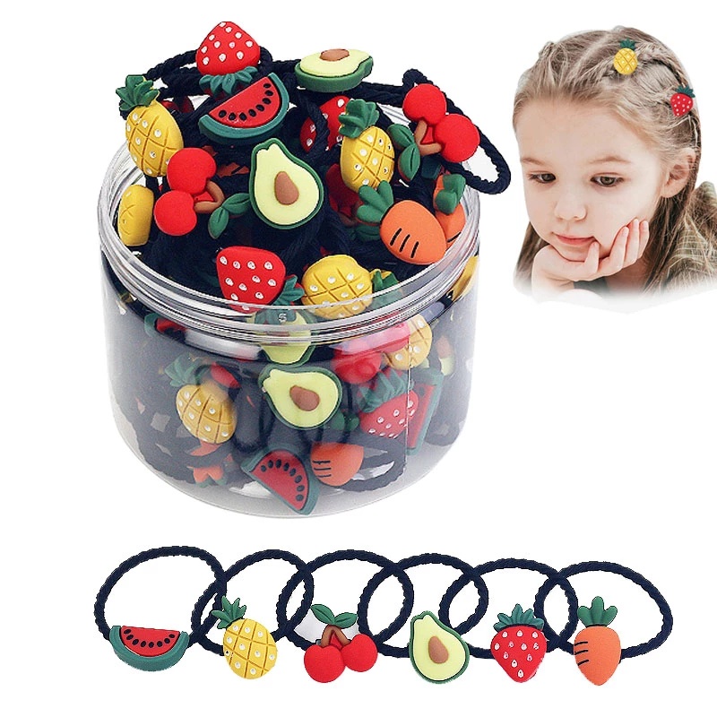 Filles Fruit Mignon Corde Bebe Elastique Cheveux Bandes De Caoutchouc Accessoires Enfants Bandeau Chapeaux Chouchou Shopee France