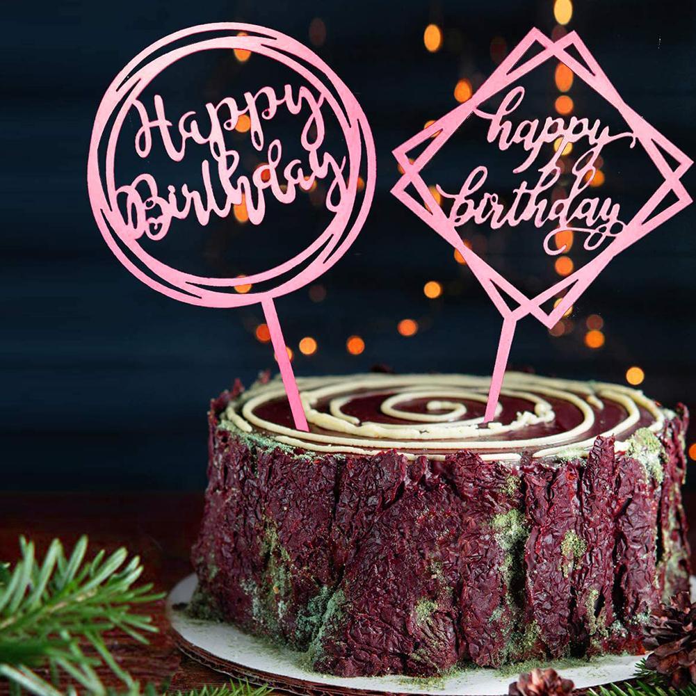 Joyeux Anniversaire Gateau Topper Acrylique Lettre Or Gateau C8b4 Pour Anniversaire Drapeau L5r4 Fournitures Fete L6l9 Shopee France