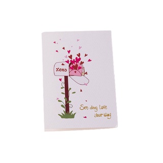 Rang Cadeau Mini Carte De Voeux Anniversaire Carte De Voeux Pliable Carte De Remerciement Creative Carte De Souhait De Mariage De La Saint Valentin Carte De Souhait Shopee France