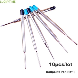 New hot 10pcs Red and Black blue ink refill Ballpoint pen