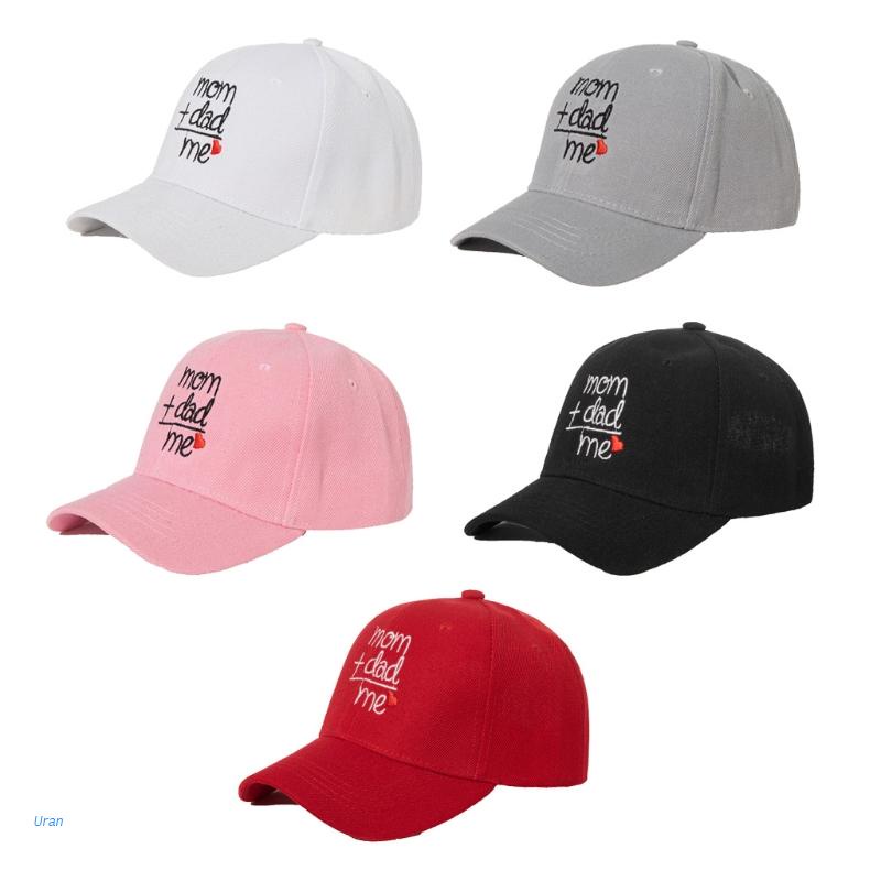 Uran Ete Mignon Bebe Filles Garcons Chapeau Enfants Casquette De Baseball Reglable Broderie Maman Et Papa Love Me Hip Hop Chapeau De Soleil Shopee France
