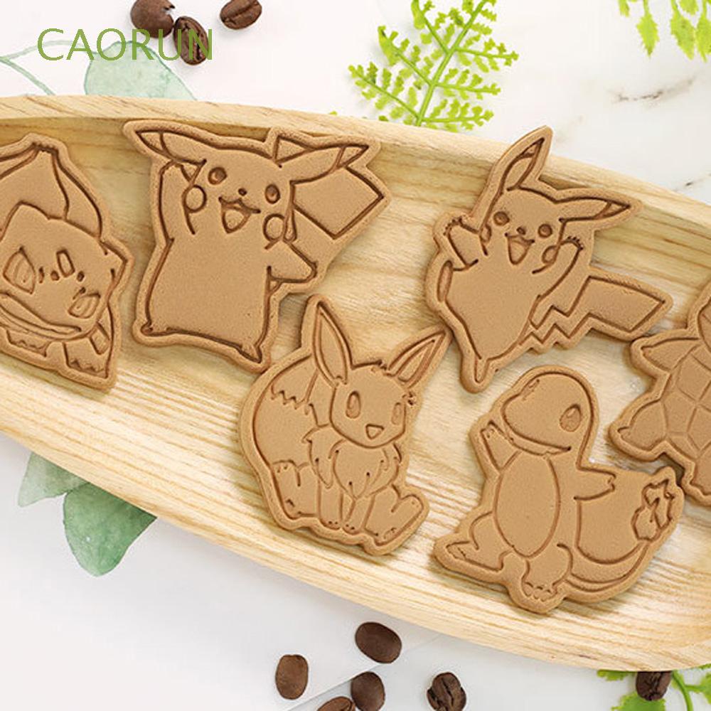 Caorun Mignon Coupe Moule Bricolage Cuisine Outil Pokemon Emporte Piece 3d Pikachu Fondant Gateau Durable Nourriture Dessin Anime Moule Shopee France