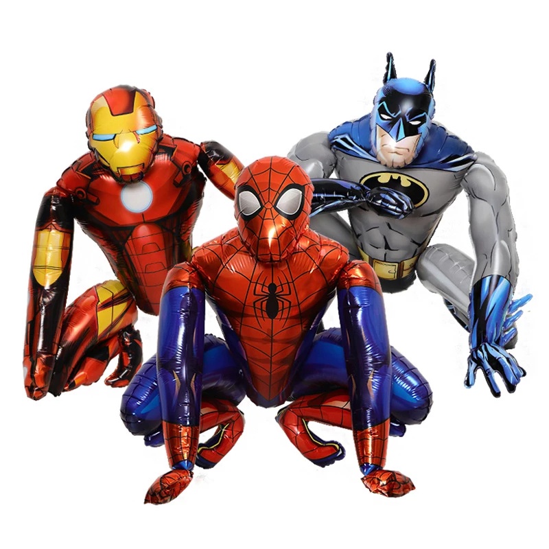 Marvel Super Heros Ballon Spiderman Feuille D Aluminium Ballons Enfants Fete D Anniversaire Decoration Baby Shower Iron Man Ballons Shopee France