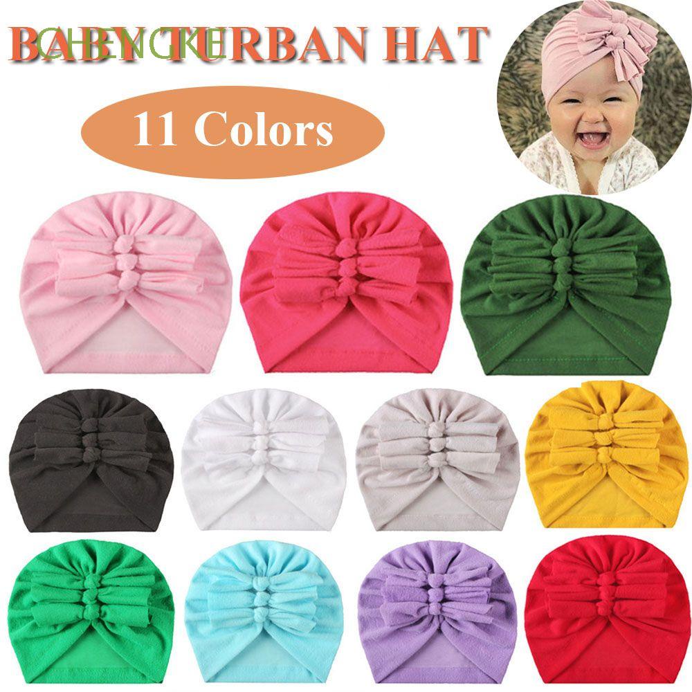 Chengke 11 Couleurs Bebe Bandeaux Doux Filles Chapeaux Bebe Turban Chapeau Noeud D Arc Turban Noue Infant Toddler Bonnet Bonnet Elastique Bebe Fille Accessoires De Cheveux Coton Bonnet Casquettes Multicolore Shopee France