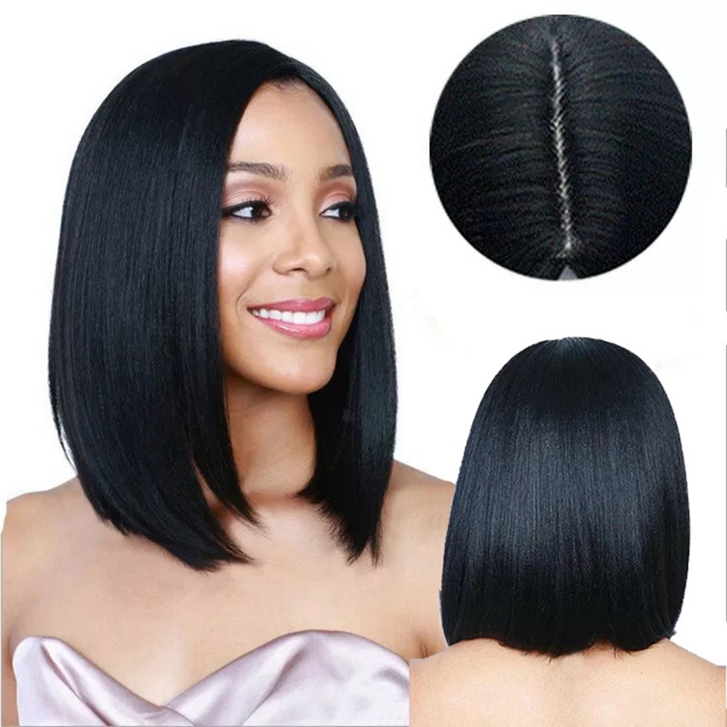 Perruques De 17 Pouces De Cheveux Humains Pre Plumes Avec Des Cheveux De Bebe Perruques De Fermeture De Dentelle Sans Colle Perruques De Cheveux Humains Bresiliens Pour Les Femmes Noires Shopee France