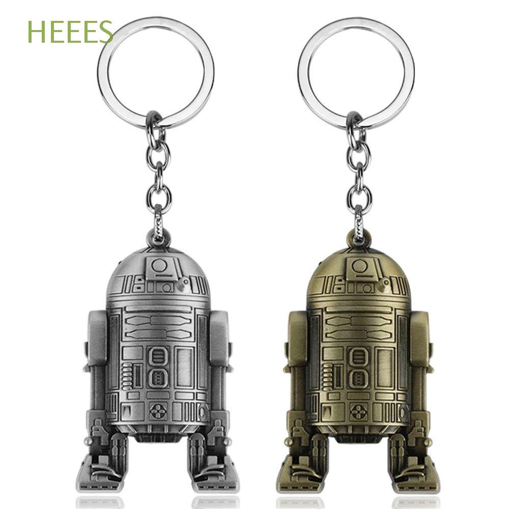 Heees Pour Les Fans Star Wars Porte Cles Cadeau D Anniversaire Porte Cles De Voiture R2d2 Robot Porte Cles Porte Cles Bijoux Modele En Metal Figurine D Action Jouet Special Sac De Voiture Pendentif Pour Hommes Garcons Porte Cles Multicolore