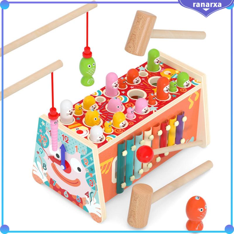 Jeu De Peche Bebe Multifonctionnel Planche Occupee Prescolaire Jouet Musical En Bois Pour 1 2 3 Ans Cadeau D Anniversaire Shopee France