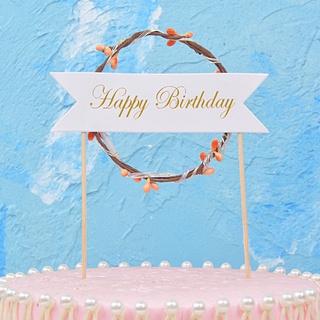 Led Lumieres Gateau Toppers Led Feuille Guirlande Joyeux Anniversaire Doux Amour Gateau Decoration Fete Shopee France