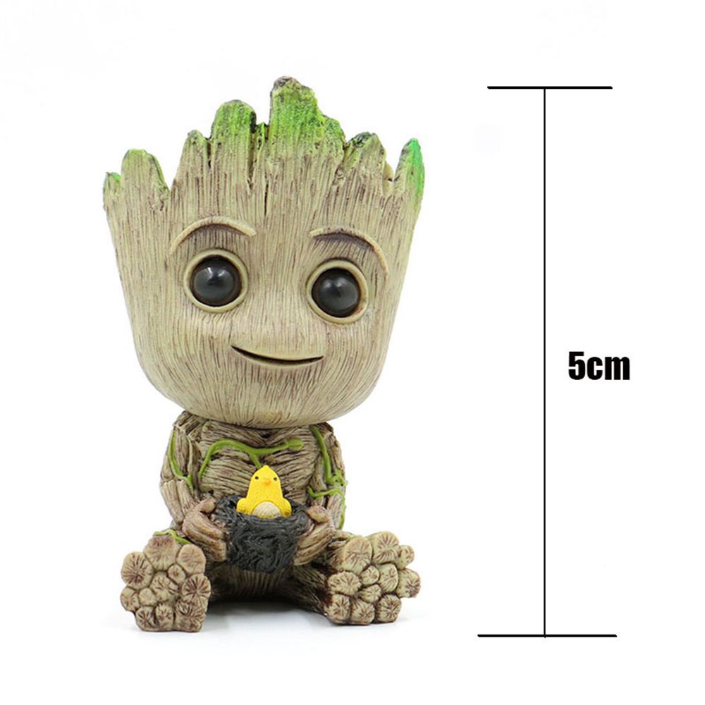 Themtion Nouveau Nid D Oiseau Arbre Personnes Dessin Anime A Collectionner Anime Jouet Groot Assis Figure Modele Mini Sculpture Kawaii Poupee Jouets Decoration De Table Decoration De Voiture Mini Figurines D Action Shopee