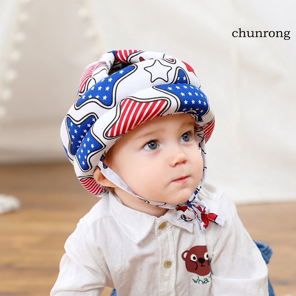 Cr Bonnet De Protection Anti Chute Pour Bebe Chapeau De Protection De La Tete Casquette De Casque De Securite Anti Collision Shopee France