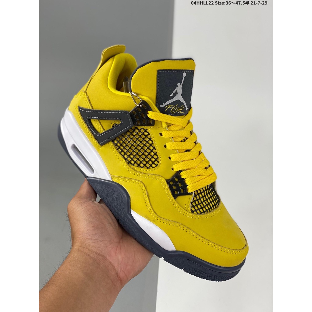 jordan 4 jaune