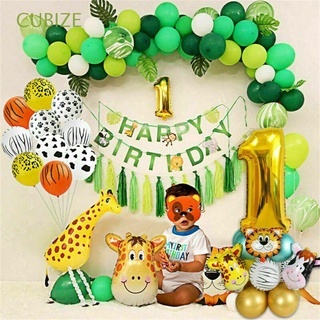 18" Pouces Joyeux 1st Anniversaire Jungle Safari Animaux Foil Balloon