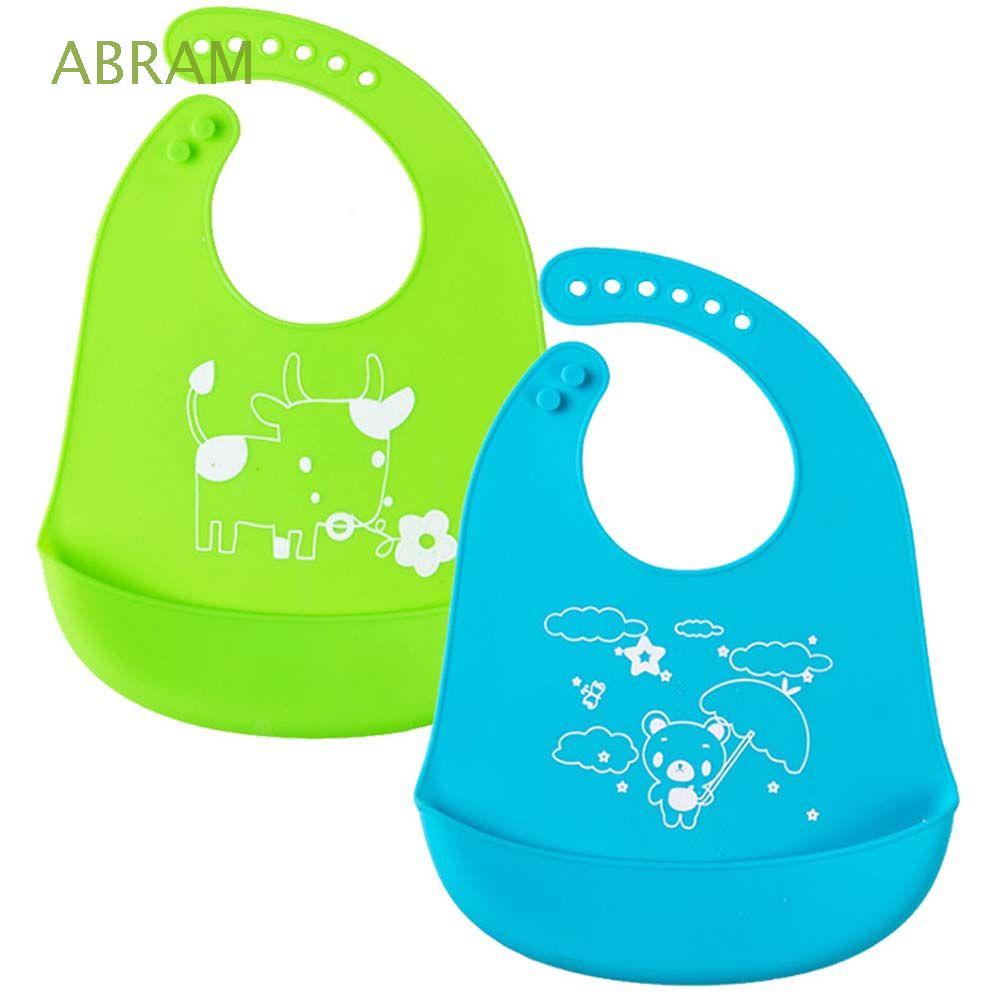 Abram Bavoirs En Silicone De Securite Pour Enfants Bavoirs Reglables Pour Biberons Bavoirs Pour Bebes Impermeables Pour Enfants Garcons Filles Accessoires D Alimentation Pour Enfants Multicolore Shopee France
