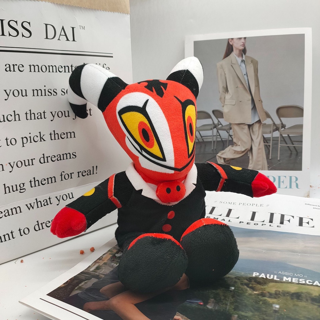 22 Hot 32cm Helluva Boss Peluches Diable Chevre Poupees En Peluche Cadeau Pour Enfants Decor A La Maison Coussin En Peluche Coussin En Peluche Pour Enfants Souvenirs Cadeau D Anniversaire Shopee France