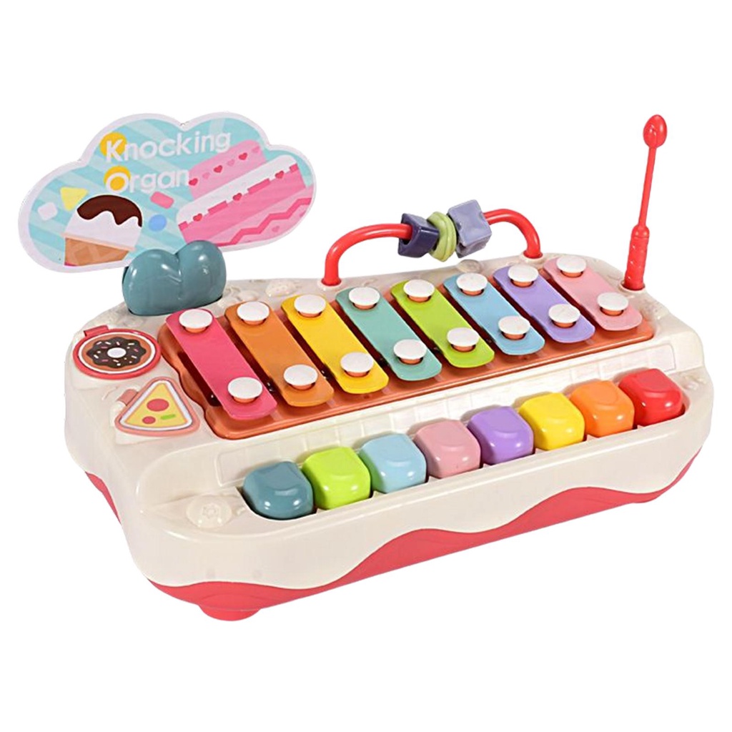 Baby Kids Boys Girls Educational Toy Musical Instrument 8-Note Xylophone Toys 